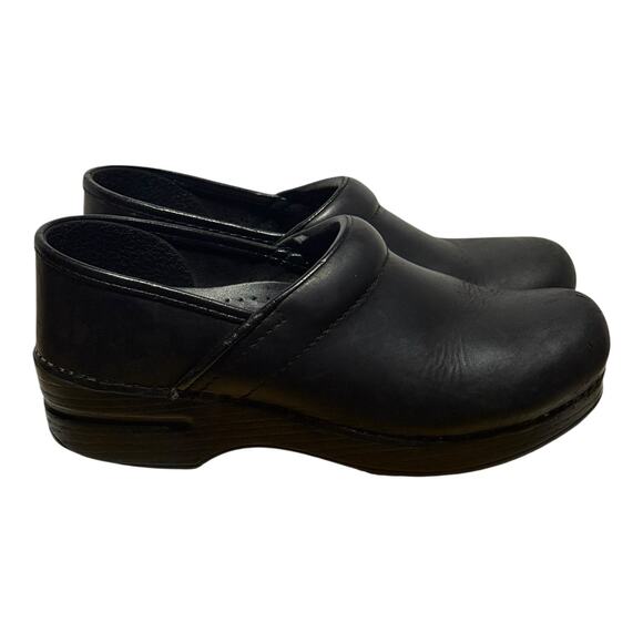 Dansko Shoes - Dansko Professional Black Leather Clogs Women's Size 9 Comfort Work Shoes
